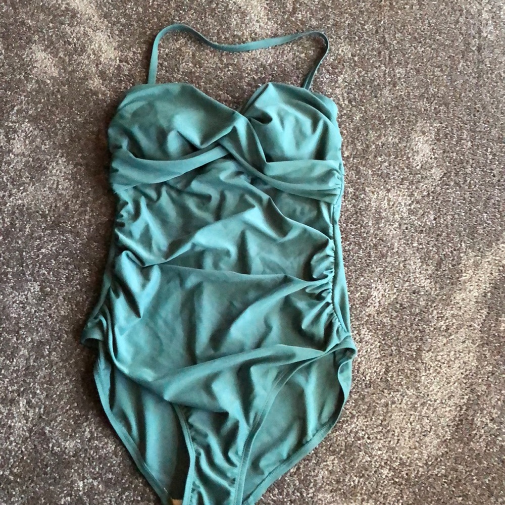 Merona one piece bathing suit